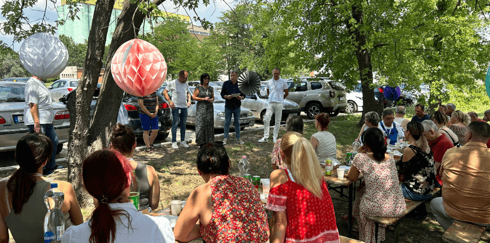 Am sărbătorit cu un picnic