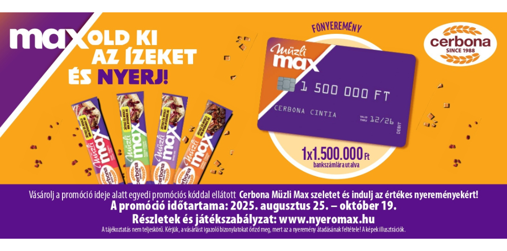 Maxold ki az <br> ízeket <br> és nyerj!