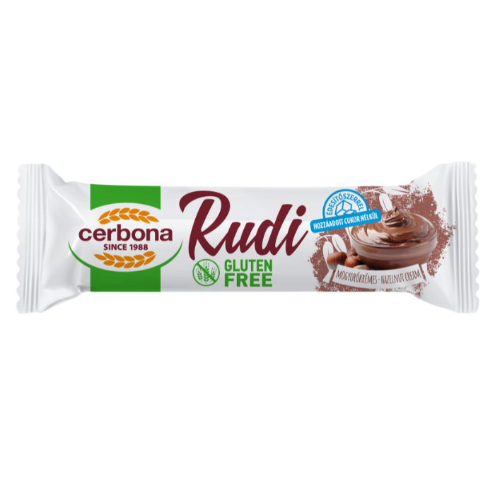 Gluténmentes Mogyorókrémes Rudi