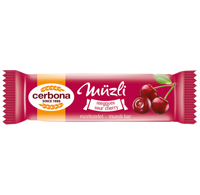 Sour cherry muesli bar