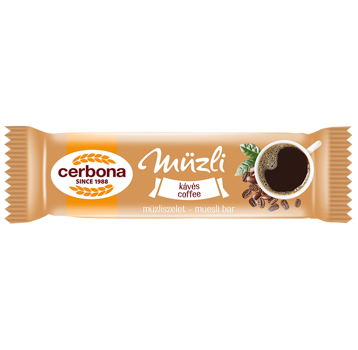 Coffee muesli bar