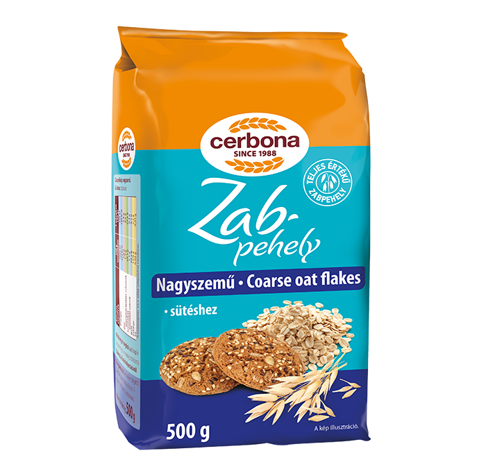 Coarse oat flakes