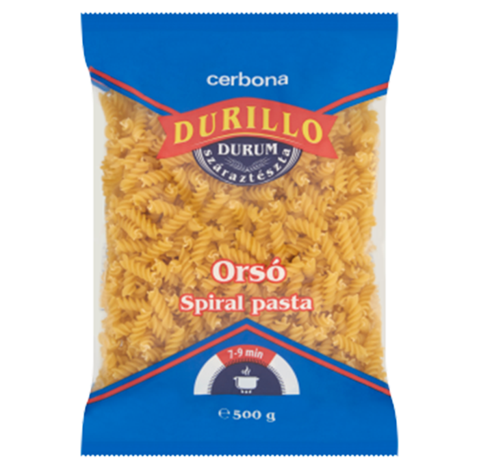 Durum spiral pasta 