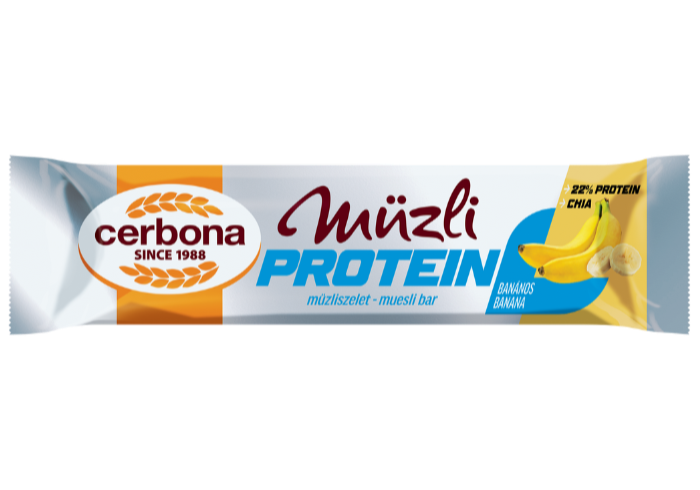Protein Baton de cereale cu banane, bogat în proteine