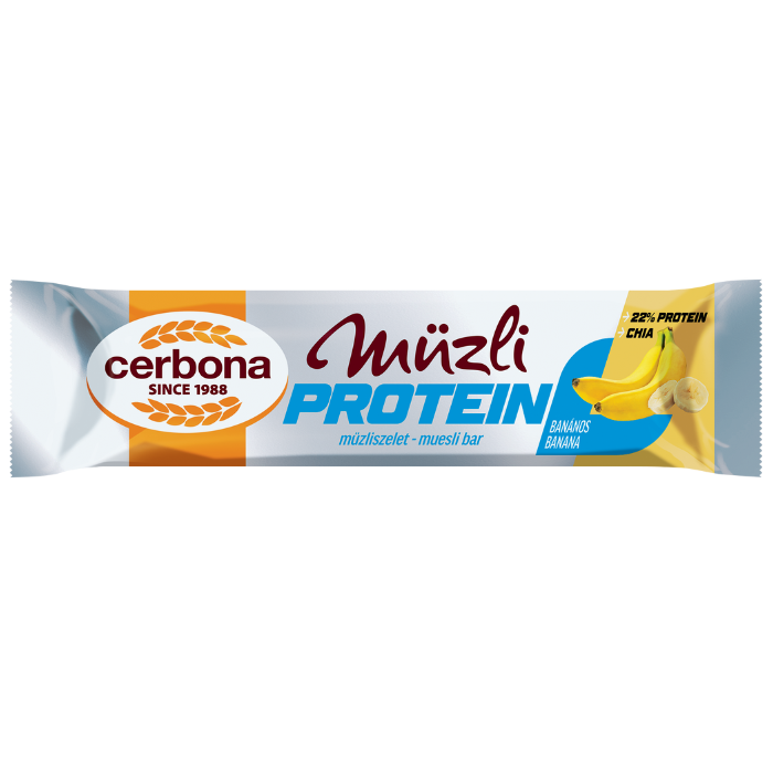 Banana protein muesli bar