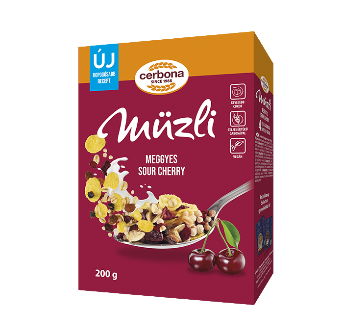 Sour cherry muesli