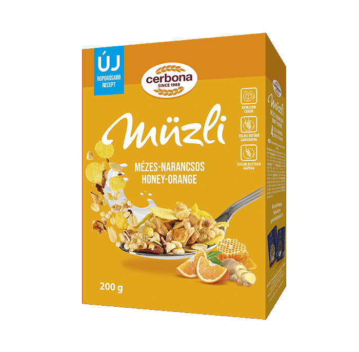 Mézes-narancsos müzli