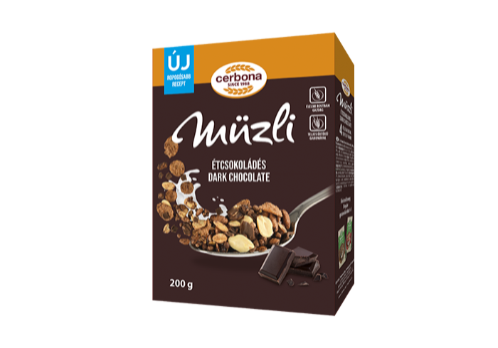 Musli cu ciocolată neagră