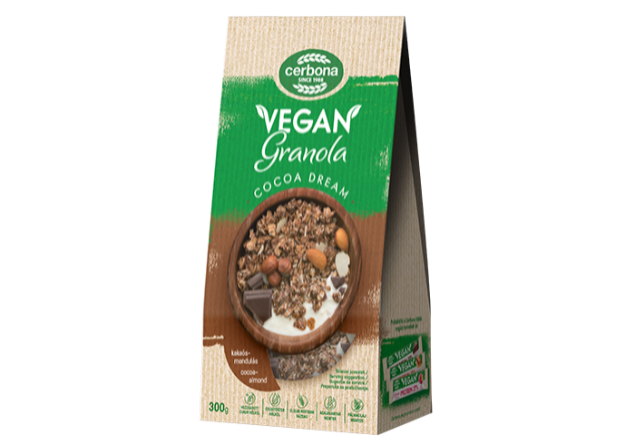 Vegan cocoa dream granola