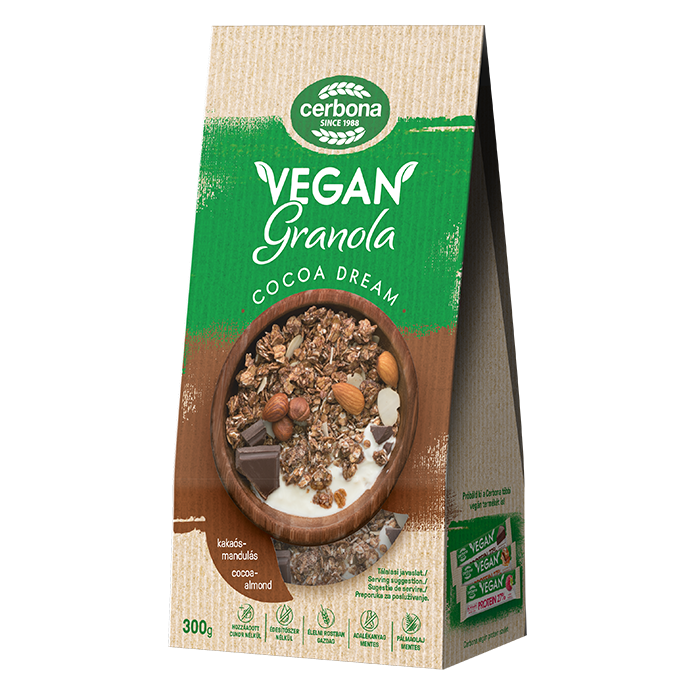 Vegan cocoa dream granola