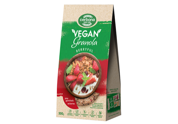Vegan berryful granola