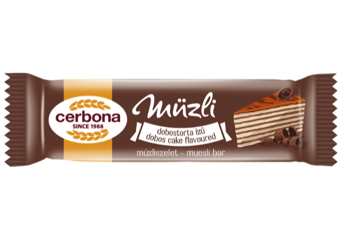 Batoane de muesli cu aromă de tort Dobos