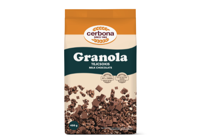 Granola de biscuiți cu ciocolată cu lapte