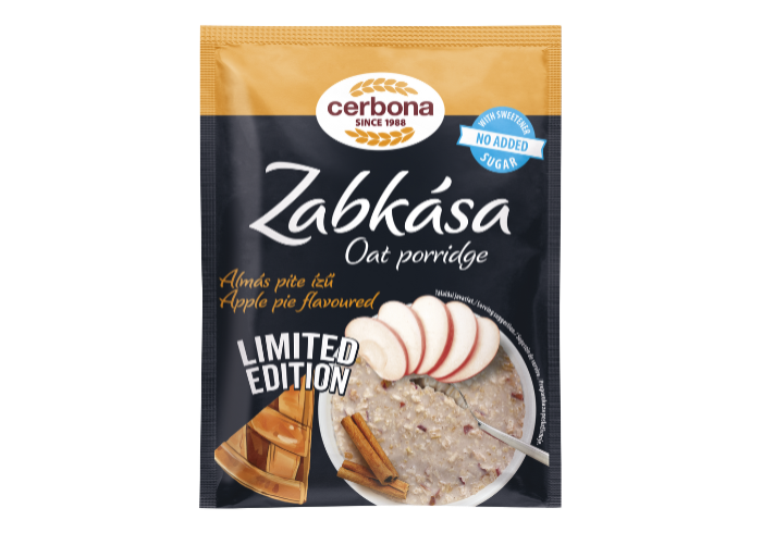Almás pite ízű zabkása 
