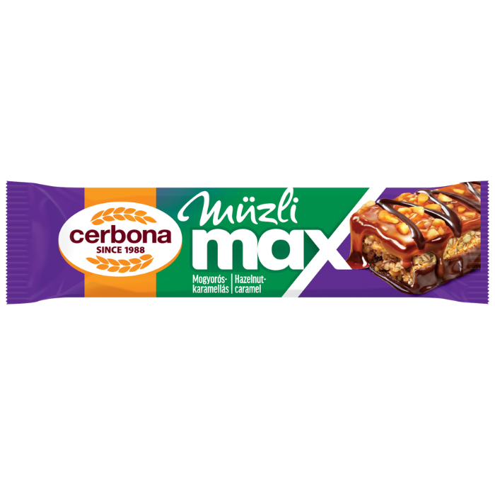 Muesli MAX with hazelnuts and caramel