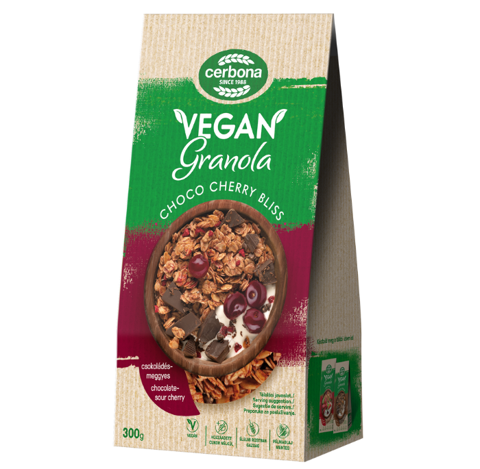 Vegan Cocoa Cherry granola
