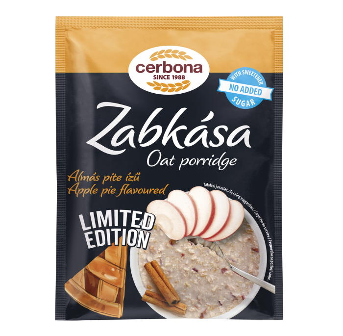 Almás pite ízű zabkása 
